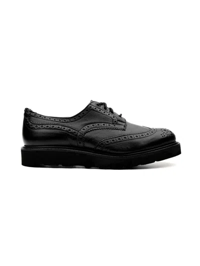 Tricker's 骗人's 平鞋黑色 In Multi