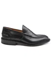 Tricker's Black Pelle Leather Shoes In Black