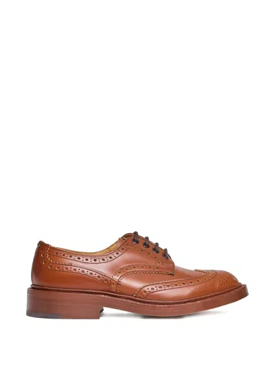 Tricker's Bourton Derby Shoes In Brown