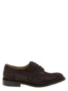Tricker's Lace-up Shoes Featuring Brogue Detailing In Black