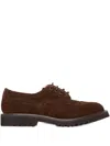 Tricker's Brogue Lace-up Shoes In Brown