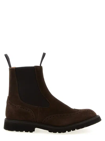 TRICKER'S BROWN ANKLE BOOTS