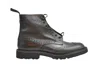 Tricker's Leather Ankle Boots In Gray