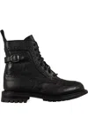 Tricker's Buckle-strap Brogue Combat Boots
