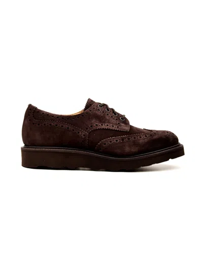 Tricker's 骗人's 平鞋 In Brown