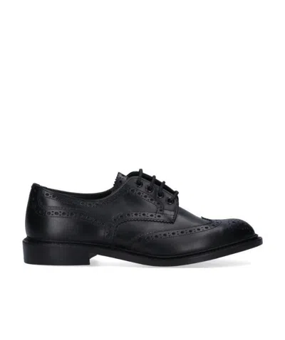 Tricker's Derby Official Business Shoes In Animal Print