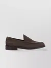 Tricker's Loafers With Round Toe And Penny Strap In Black
