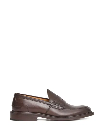 Tricker's James Leather Loafers In Brown