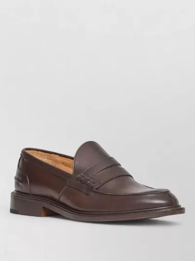 Tricker's James Loafer Round Toe Penny Strap In Brown