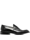 Tricker's Leather Loafers In Black