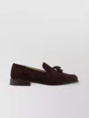 Tricker's Loafers With Tassel Detail And Stacked Heel In Brown