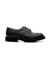 Tricker's 骗人's 平鞋 In Black