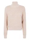 Tricker's Oversize Turtleneck Sweater In Neutral
