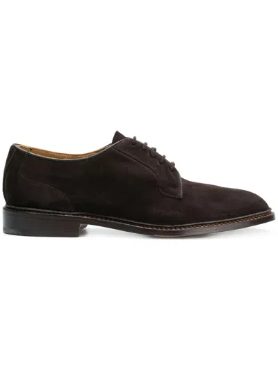 Tricker's Lace-up Business Dress Shoes In Brown