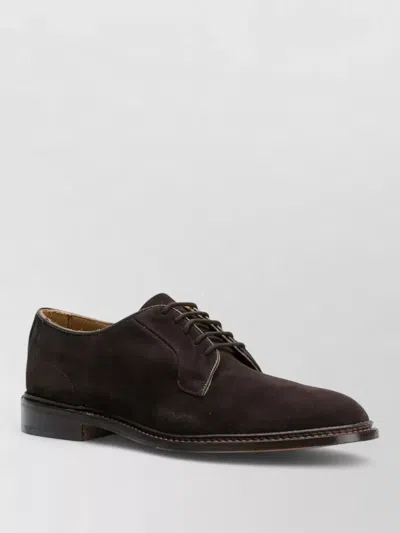 Tricker's Robert Lace Up Shoes Round Toe In Brown