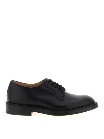 Tricker's Lace-up Business Dress Shoes In Black