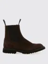 Tricker's Henry Elastic-strap Brogue Boots In Brown