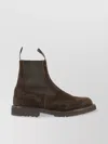 Tricker's "silvia" Suede Ankle Boots With Lug Sole In Green