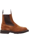 Tricker's Silvia Suede Chelsea Boots In Brown