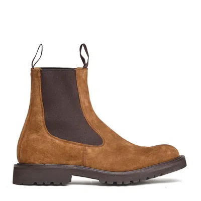 Tricker's Stephen Cubana Castorino Chelsea Boots In Brown