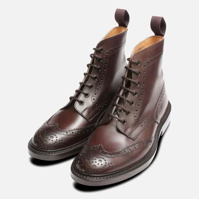Pre-owned Trickers Stow Brown Dainite Brogue Boot