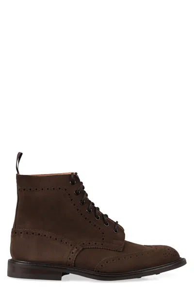 Tricker's Stow Lace-up Ankle Boots In Brown