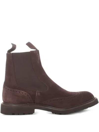 TRICKER'S SUEDE CHELSEA BOOTS