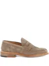 Tricker's Suede Loafers In Brown
