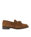 Tricker's Brown Solid Elton Loafers In Brown