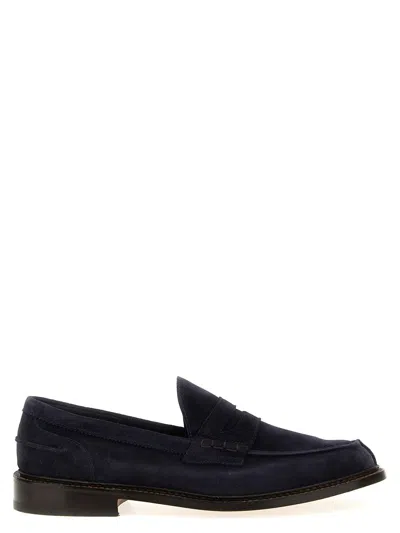 Tricker's 'adam' Loafers In Blue