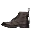 Tricker's Burnished Brogue-detail Boots In Brown