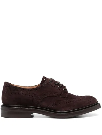 Tricker's Leather Lace-ups In Braun