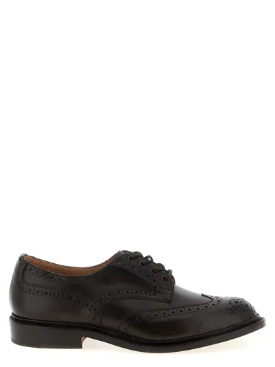 Tricker's Bourton Lace Up Shoes In Black