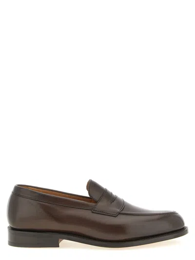 Tricker's 'havard' Loafers In Brown