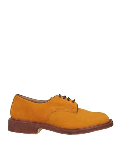 Tricker's Man Lace-up Shoes Mandarin Size 8.5 Leather In Brown