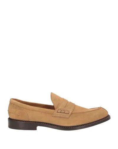 Tricker's Man Loafers Beige Size 9 Leather In Multi