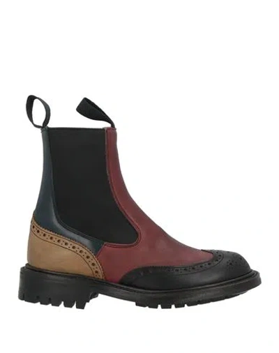 Tricker's Woman Ankle Boots Brick Size 6.5 Leather In Red