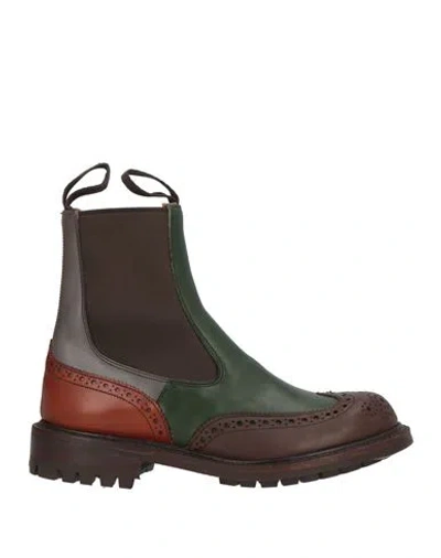 Tricker's Woman Ankle Boots Chocolate Brown Size 6 Leather