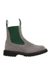 Tricker's Woman Ankle Boots Grey Size 8 Leather In Gray