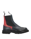 Tricker's Woman Ankle Boots Midnight Blue Size 6.5 Leather In Blue