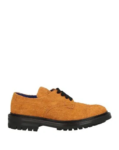 Tricker's X Burberry Man Lace-up Shoes Tan Size 6 Leather In Brown