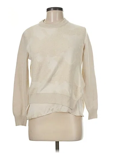 Pre-owned Tricot Chic Pullover Sweater In Ivory