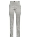 Tricot Chic Woman Pants Taupe Size 10 Cotton, Polyamide, Elastane In Grey