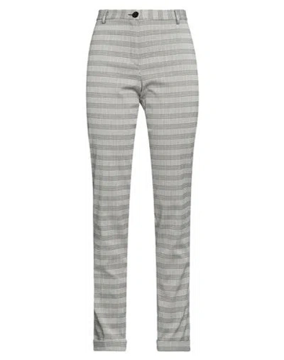 Tricot Chic Woman Pants Taupe Size 10 Cotton, Polyamide, Elastane In Grey