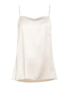 Tricot Chic Woman Top Beige Size 8 Viscose In Neutral