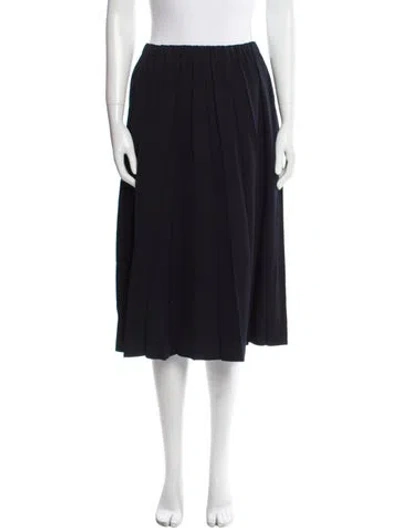 Pre-owned Tricot Comme Des Garcons 2018 Knee-length Skirt W/ Tags In Blue