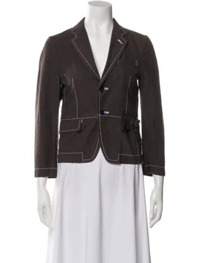 Pre-owned Tricot Comme Des Garcons Blazer In Gray