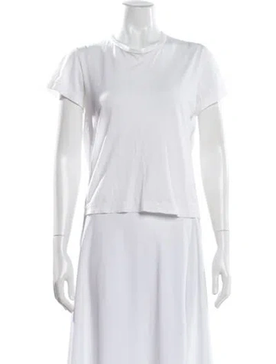 Pre-owned Tricot Comme Des Garcons Crew Neck Short Sleeve T-shirt In White