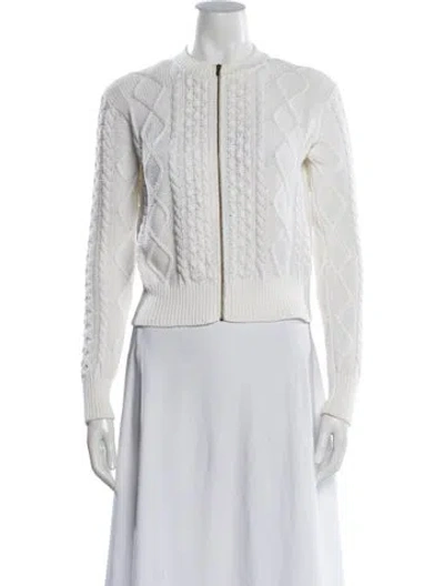 Pre-owned Tricot Comme Des Garcons Crew Neck Sweater In White