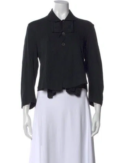 Pre-owned Tricot Comme Des Garcons Long Sleeve Top In Black